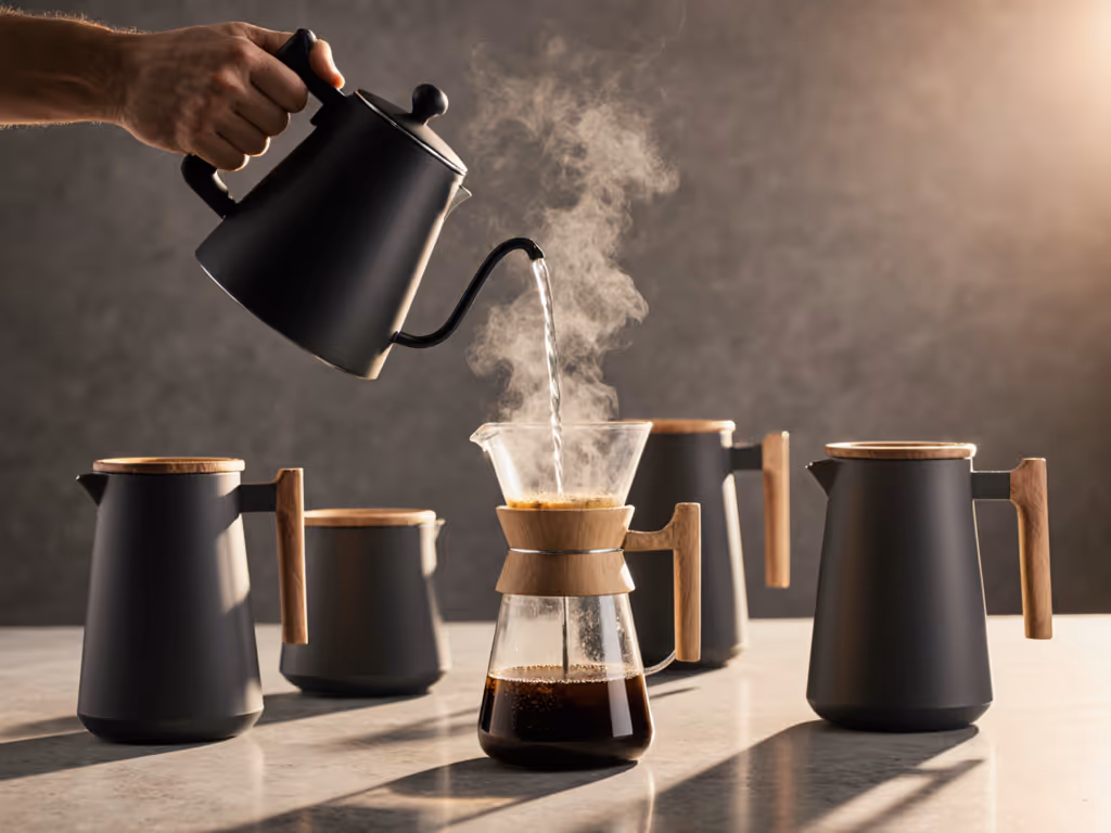 temperature-controlled_kettle_pouring_water_into_french_press