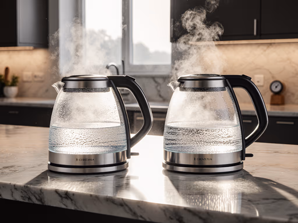 Glass Electric Kettle: Single vs Double Wall Insulation Test